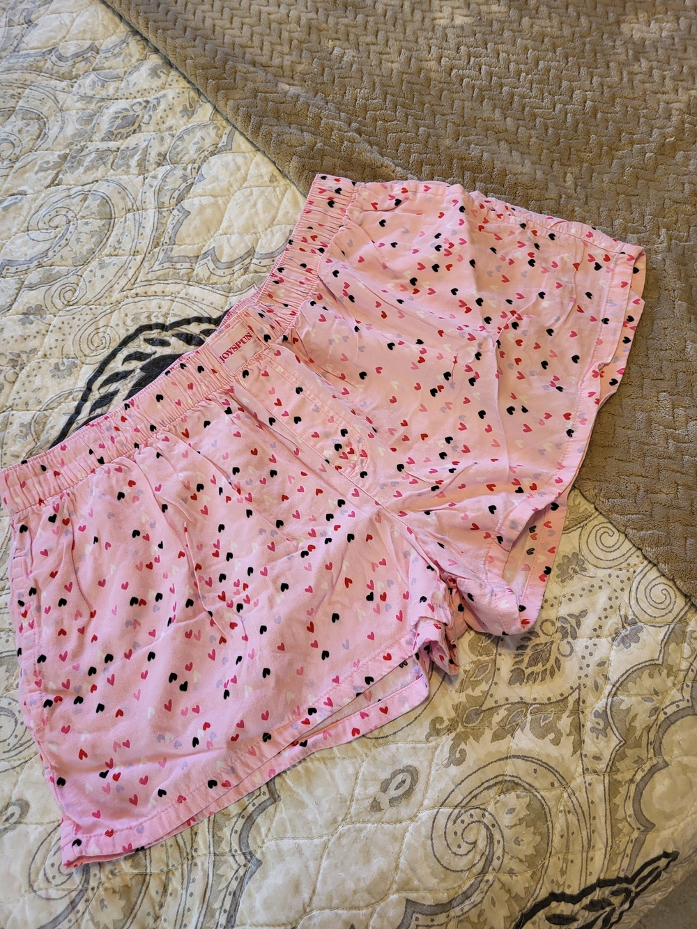 Dreamy Hearts & Leopard Women's Sleep Shorts - Pink & Fuchsia - Picture 2 of 11